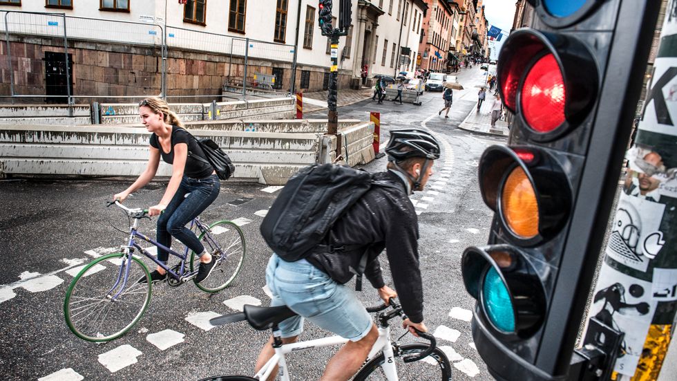 Stockholm får svårt att nå målet om en ökning av cyklandet.
