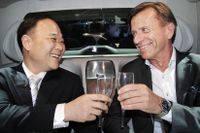 Li Shufu, styrelseordförande för Volvo Cars, och Håkan Samuelsson vd för bolaget kan snart få skåla igen.